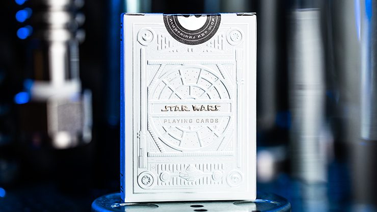 Star Wars Light Side Silver Edition (White) Playing Cards by theory11
