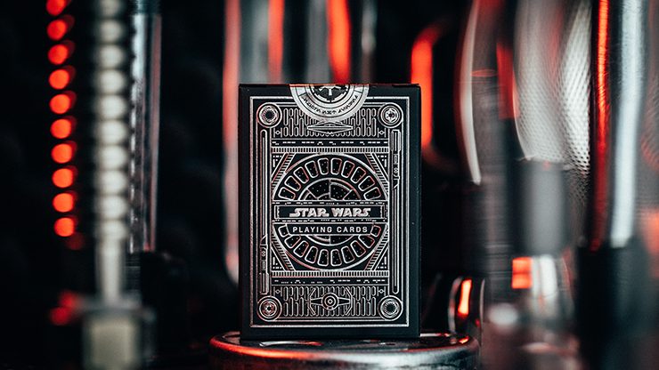 Star Wars Dark Side Silver Edition (Graphite Grey) Playing Cards by theory11