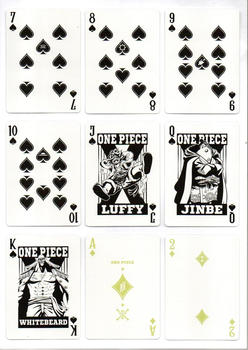 One Piece - Whitebeard Playing Cards